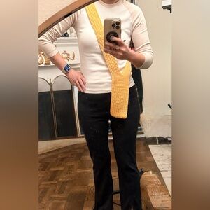 Handmade crochet knitting phone pocket cross body